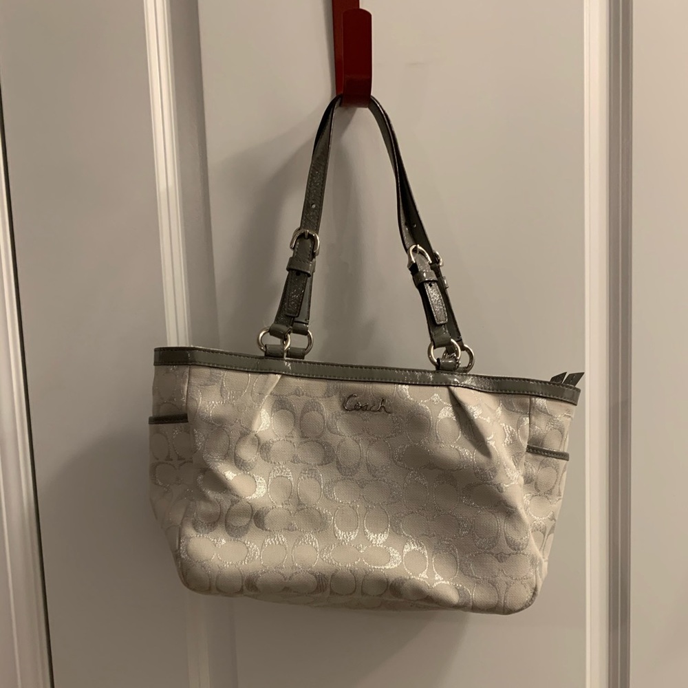 Silver Coach purse